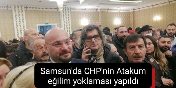 Samsun'da CHP'nin Atakum eğilim yoklaması yapıldı